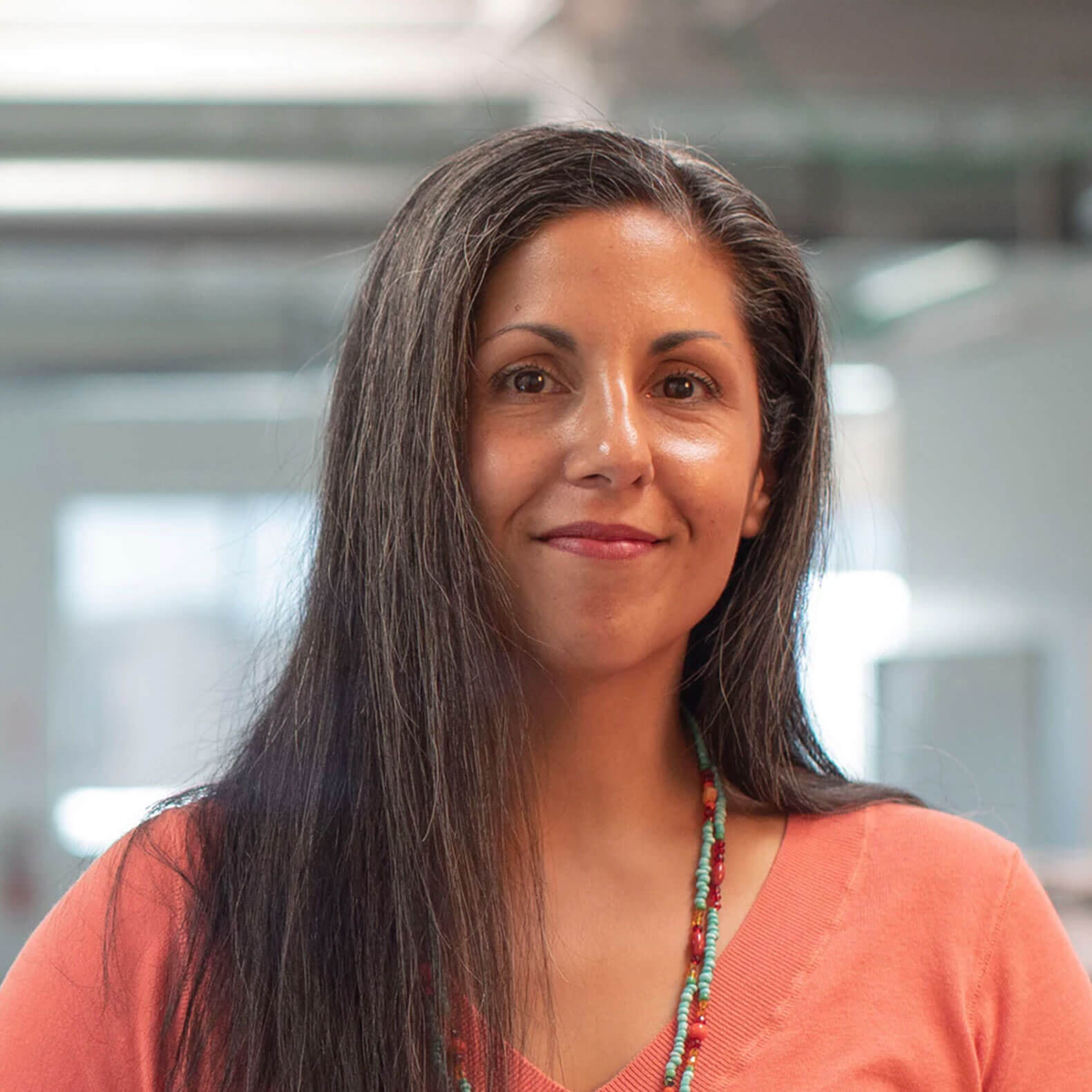 Woman Smiling Potrait of FPV pilot named Maria